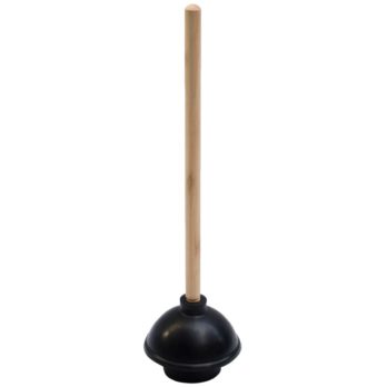 Western(Sleeve) Type: Rubber Toilet Plunger with 18” Wood (HO-308/W)