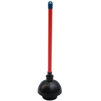 Non Sleeve(Half-Ball) Type: Rubber Toilet Plunger with 19” Plastic (HO-1012)