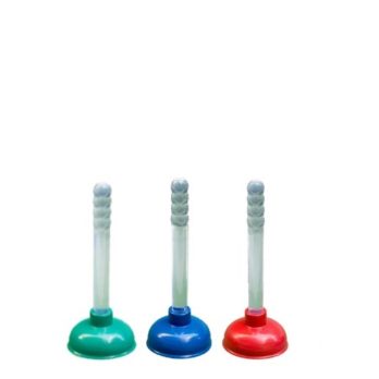 Rubber Toilet Plunger with 9” Plastic (HO-607)